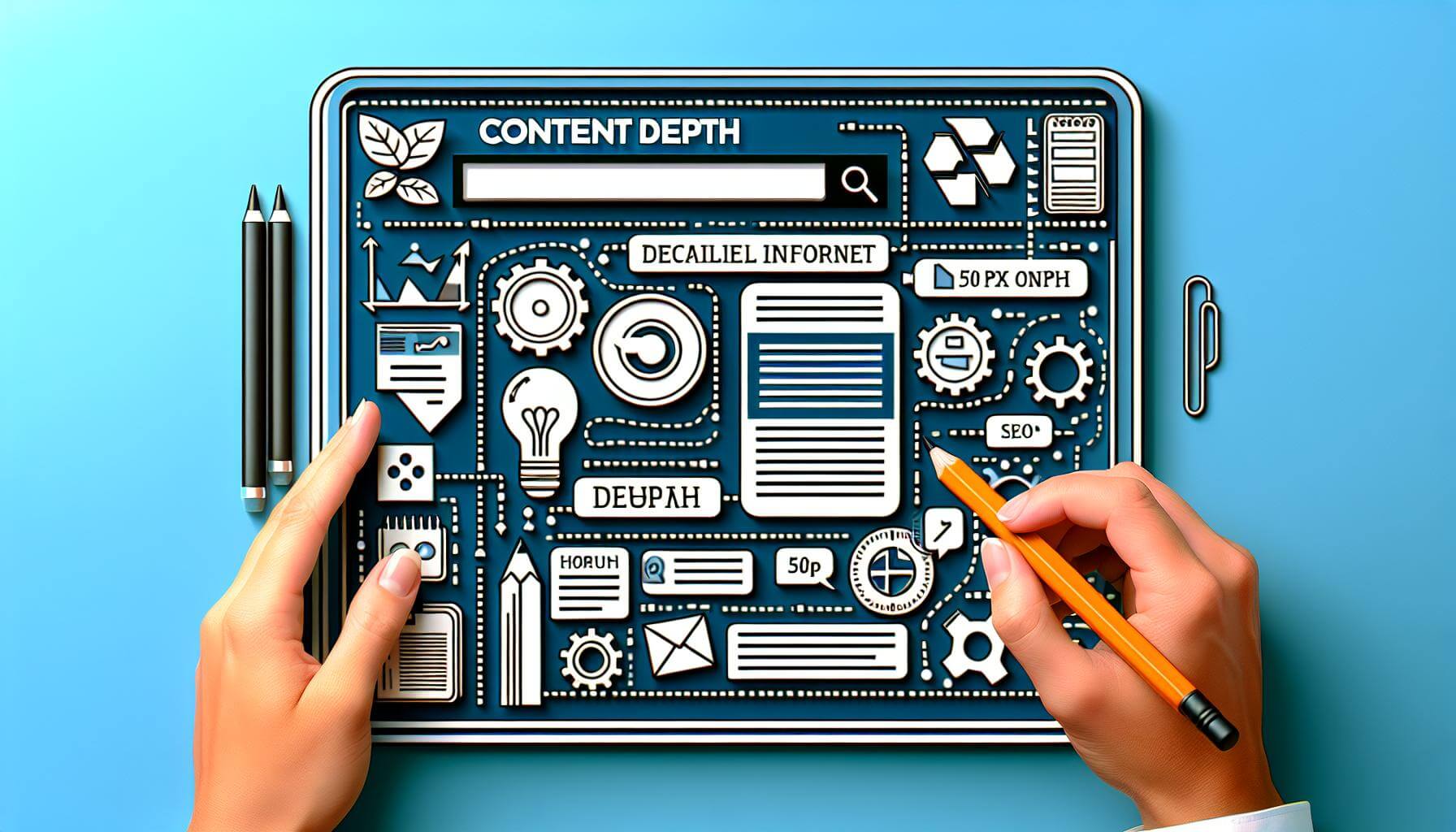 content dybde
